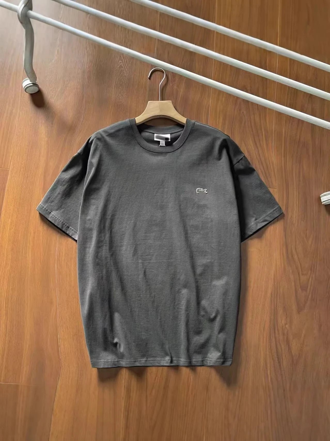 Lacoste Classic Crocodile Logo Navy T-Shirt - 13