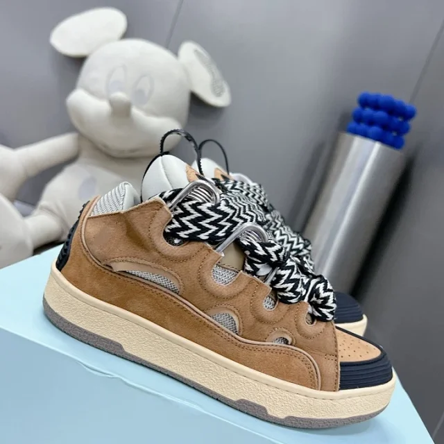 Lanvin Sneakers Curb oversized-lace product detail image 16