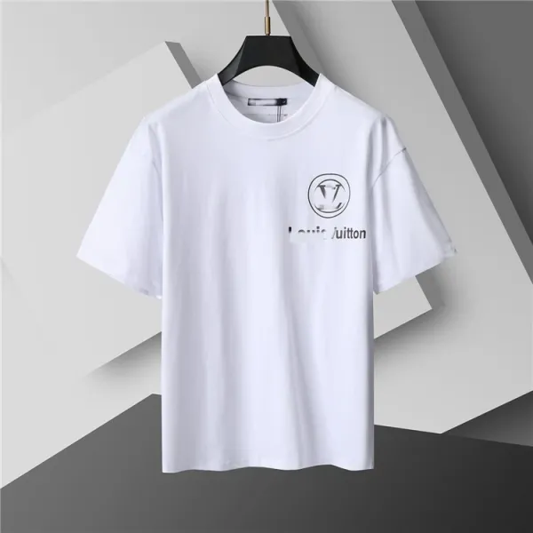 Louis Vuitton Logo Print White T-Shirt - 1