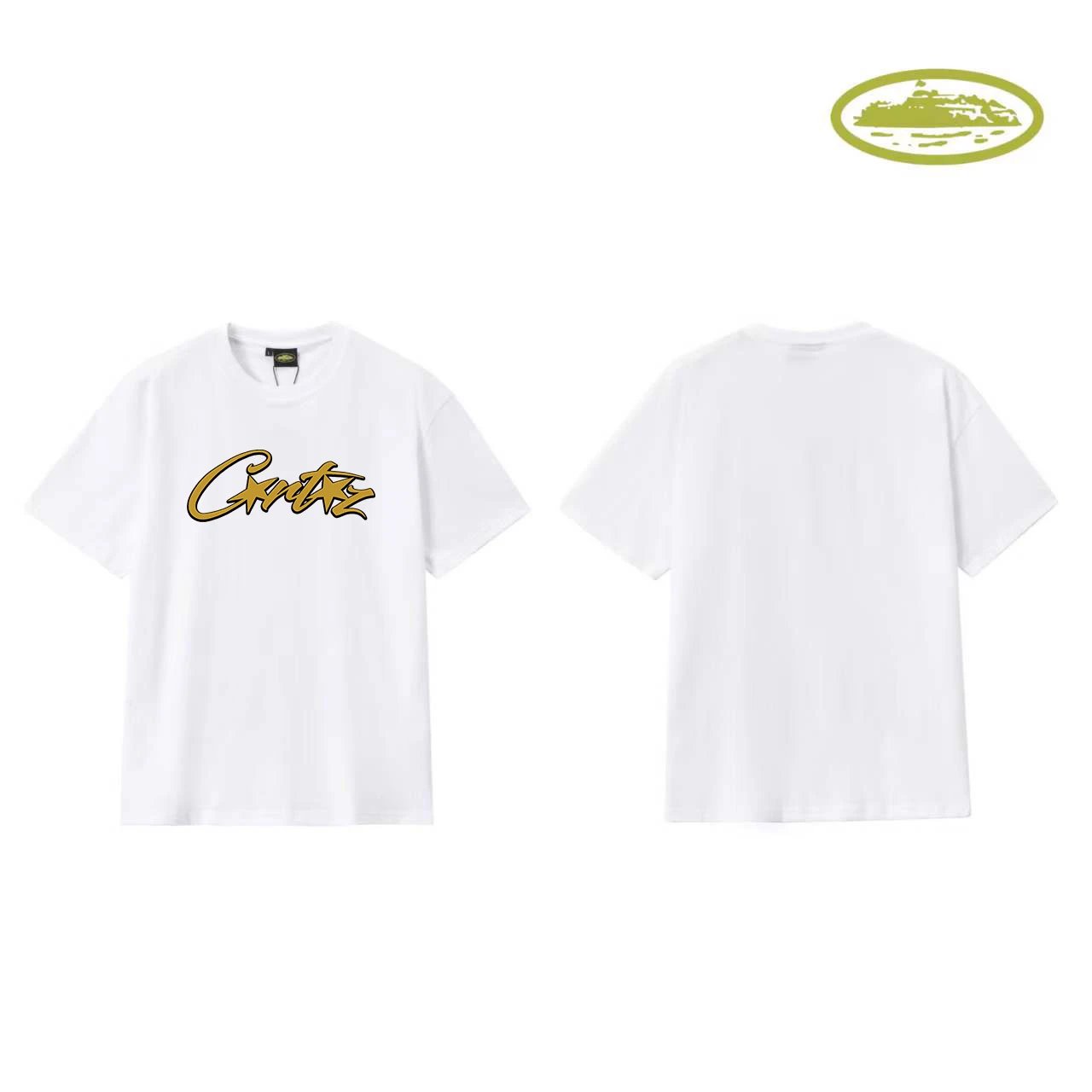 Corteiz Script Logo White T-Shirt - 7