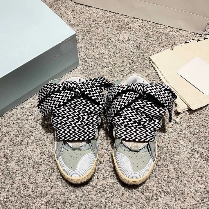 Off-White Odsy-1000 Light Gray and Lilac Sneakers Chunky Sneakers - 23