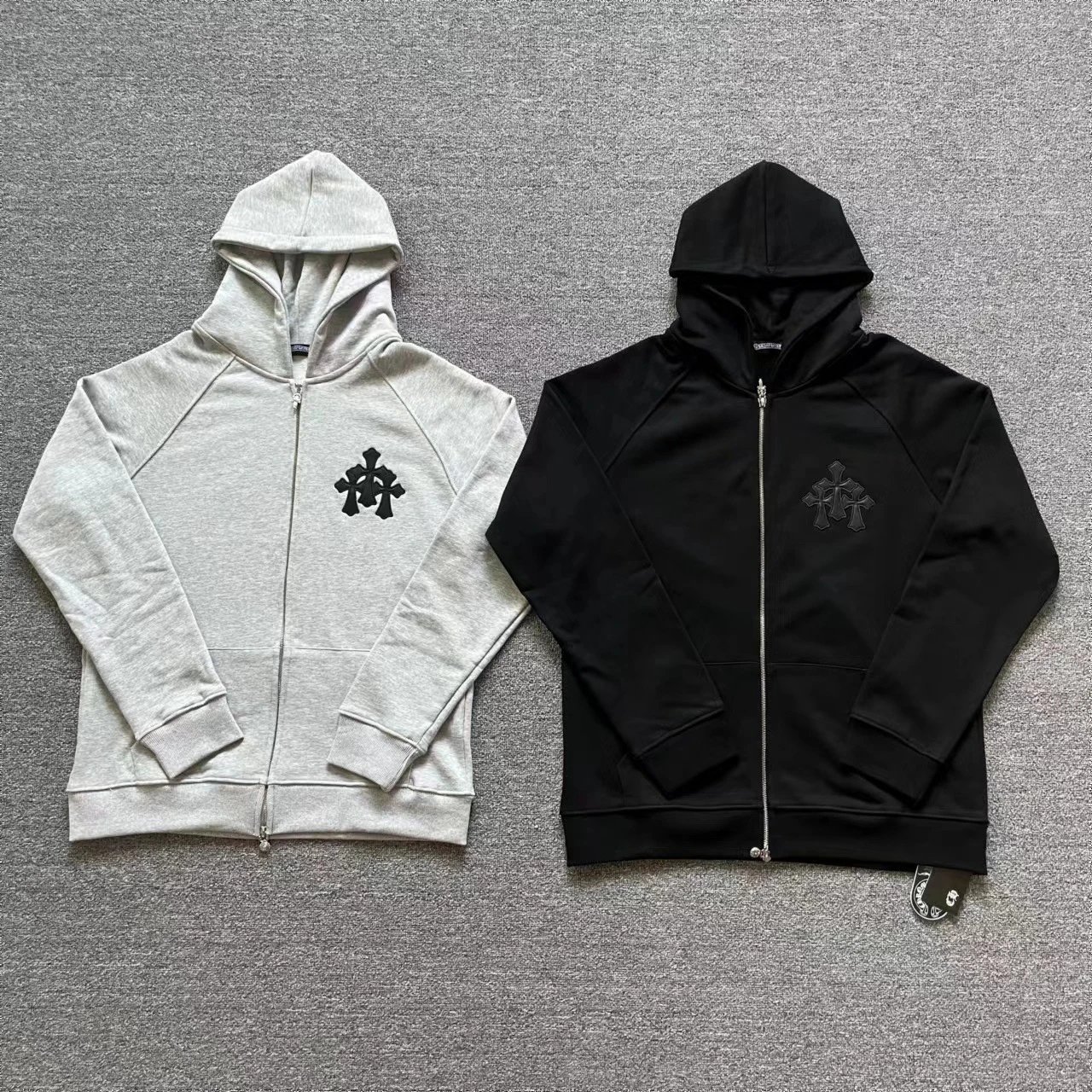 Chrome Hearts Hoodies & Sweatshirts Hooded graphic sweatshirt — 5017 black