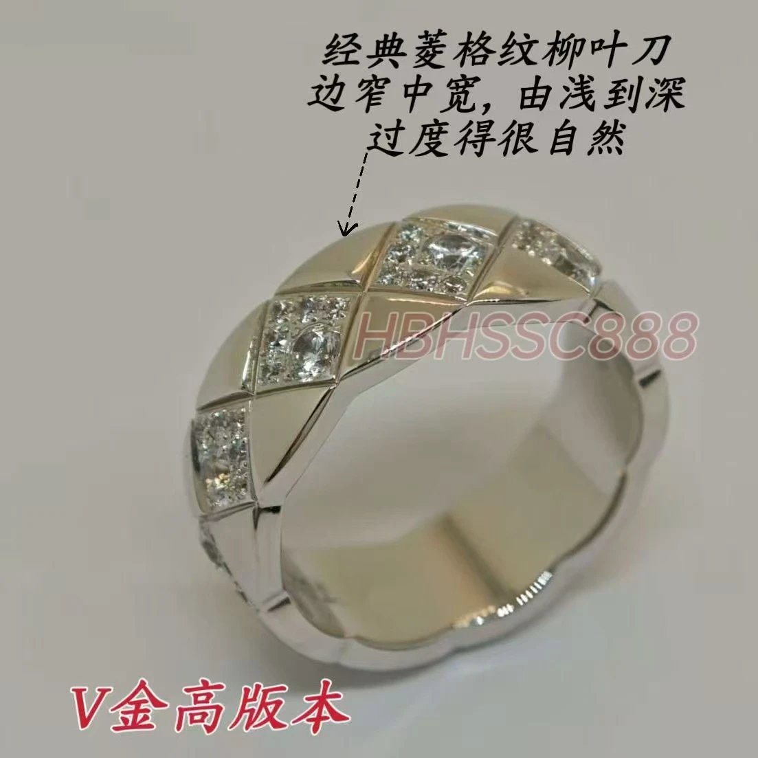 Chanel Coco Crush Ring Silver with Pavé Diamonds Jewelry - 10