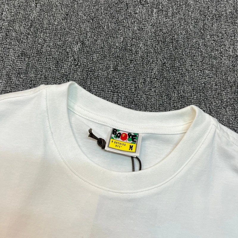 A Bathing Ape Classic Ape Head White T-Shirt - 4