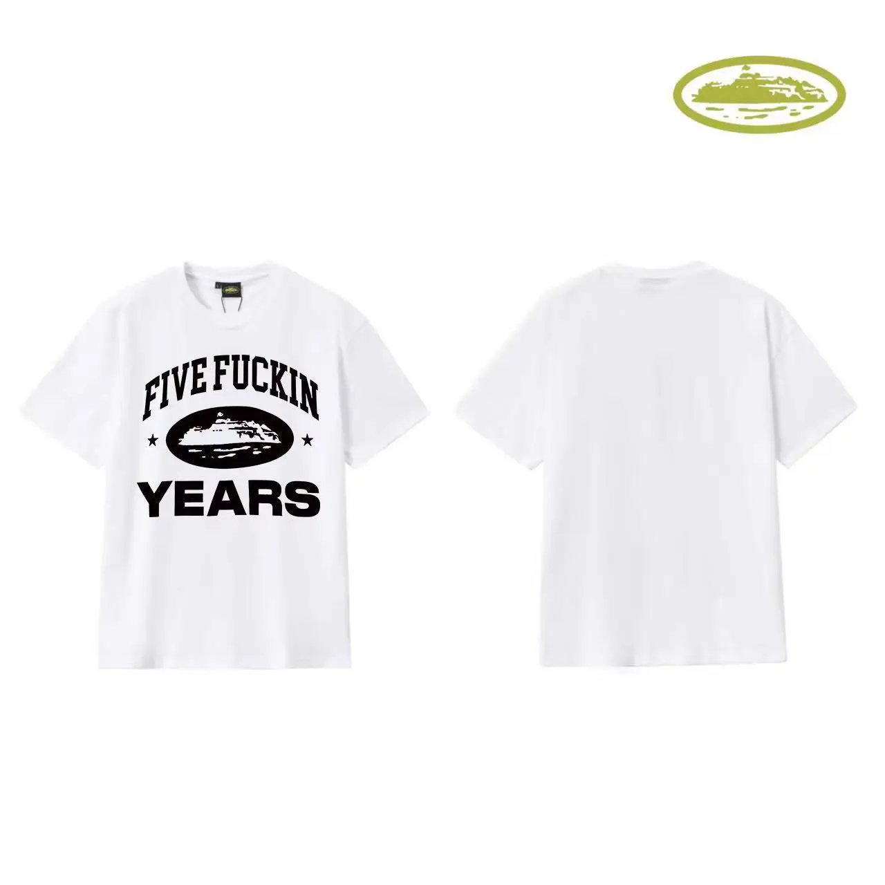 Corteiz Script Logo White T-Shirt - 29