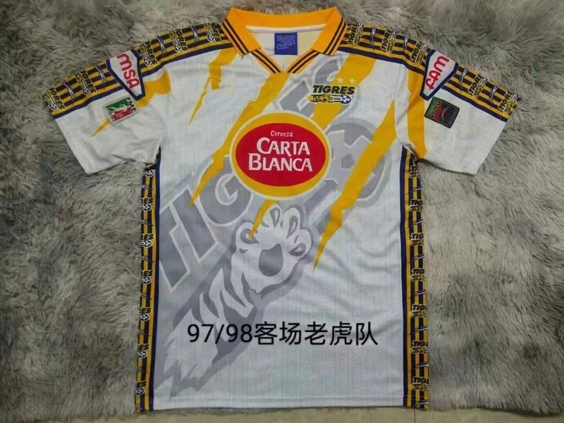 Design Tigres UANL x CEMEX 2010s Away Jersey Blue Yellow Jersey - 16