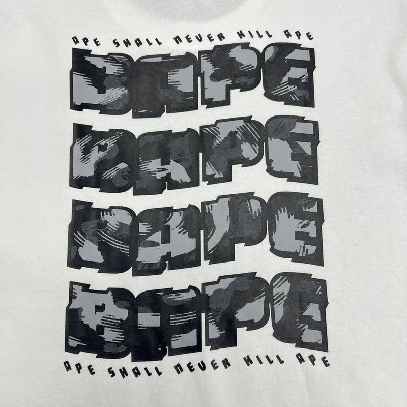 A Bathing Ape Classic Ape Head White T-Shirt - 5