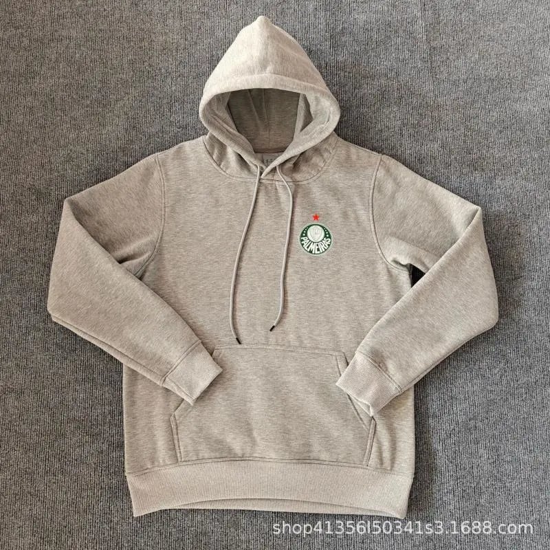 Palmeiras Logo Hoodie Gray - 5