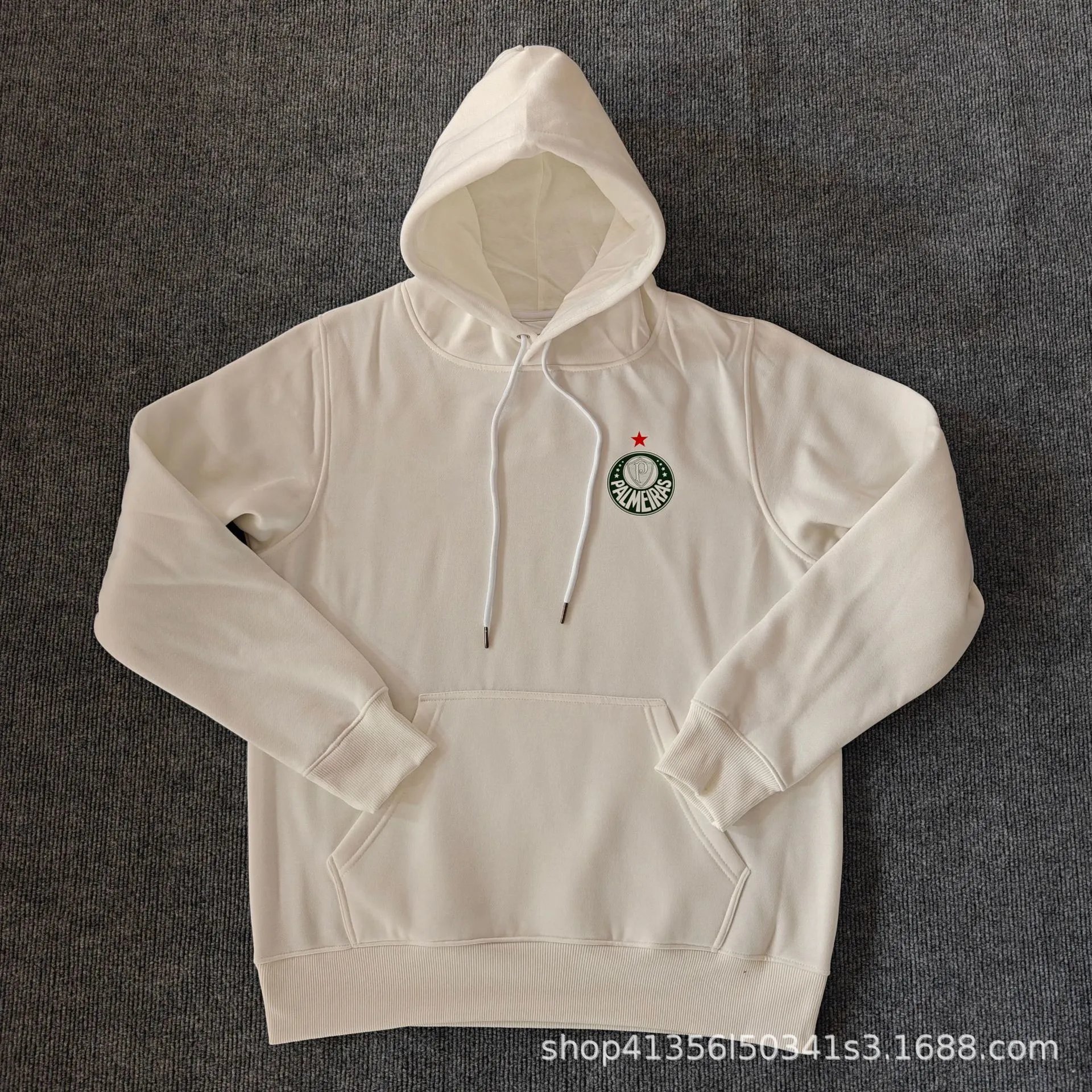Palmeiras Logo Hoodie Gray - 13
