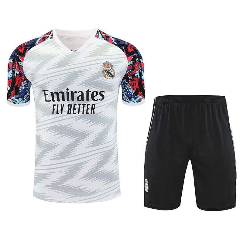 FC Barcelona x Spotify Training Kit Beige and Navy Activewear Set - 22