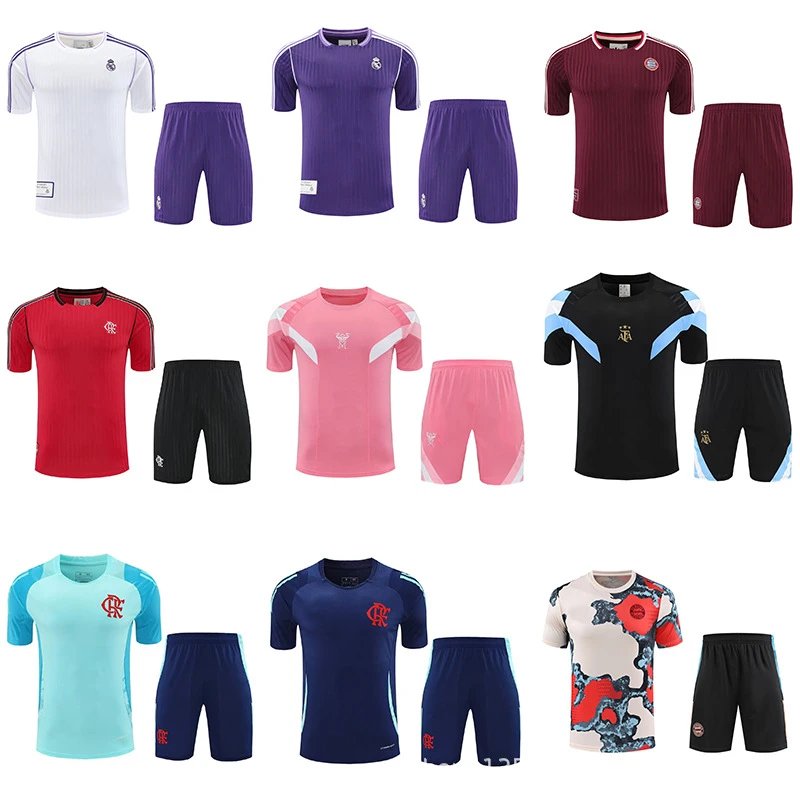 AFA Training Kit Black Light Blue Sporty Jersey and Shorts Set - 5