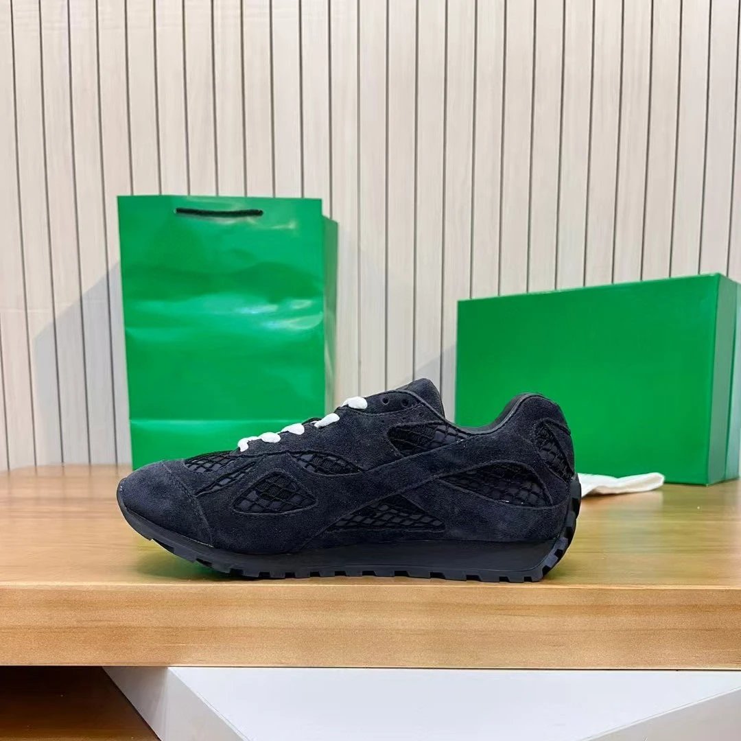 Bottega Veneta Sneakers Orbit Mesh — All black