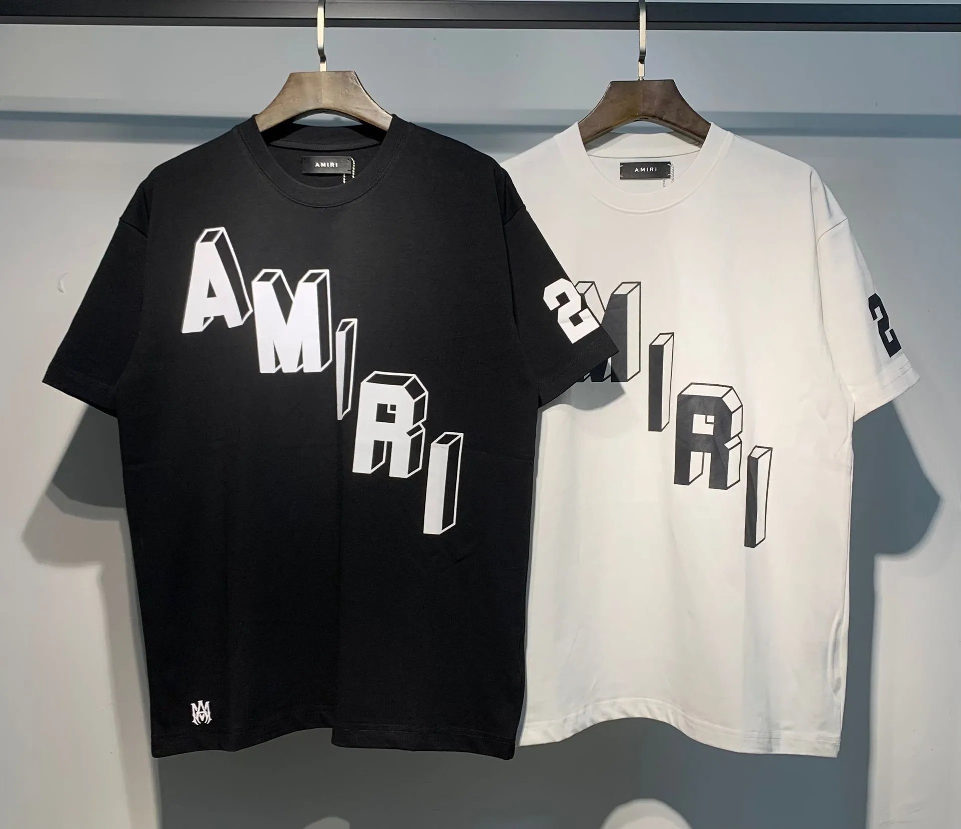 Amiri Palm Springs Graphic Print White T-Shirt - 24