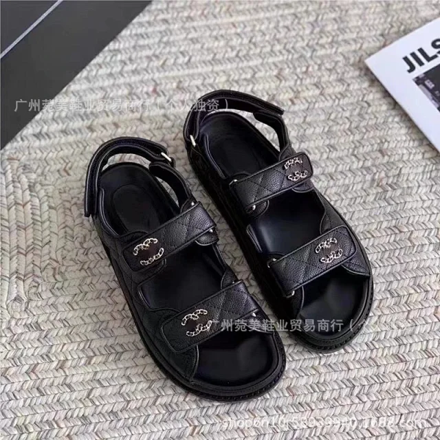 Unbranded Sandals Quilted Velcro Flat product detail image 3