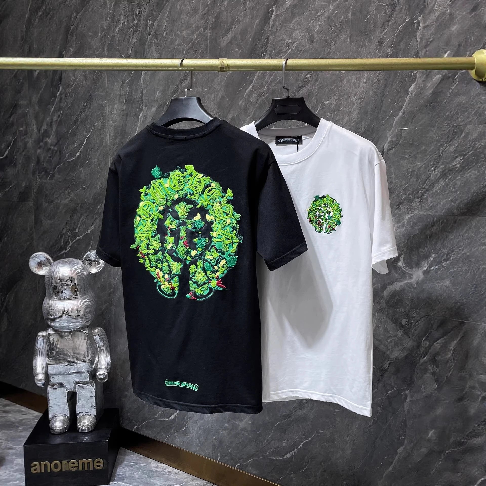 Chrome Hearts T-Shirts Embroidered cross graphic image 4