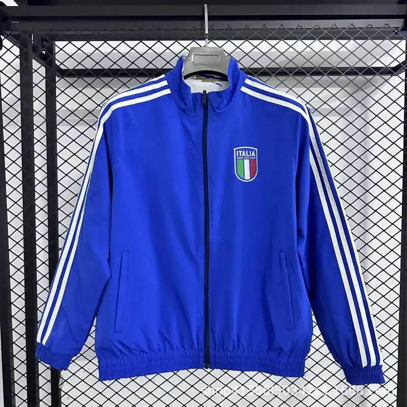 AFA Argentina National Team Track Jacket Light Blue Windbreaker - 3