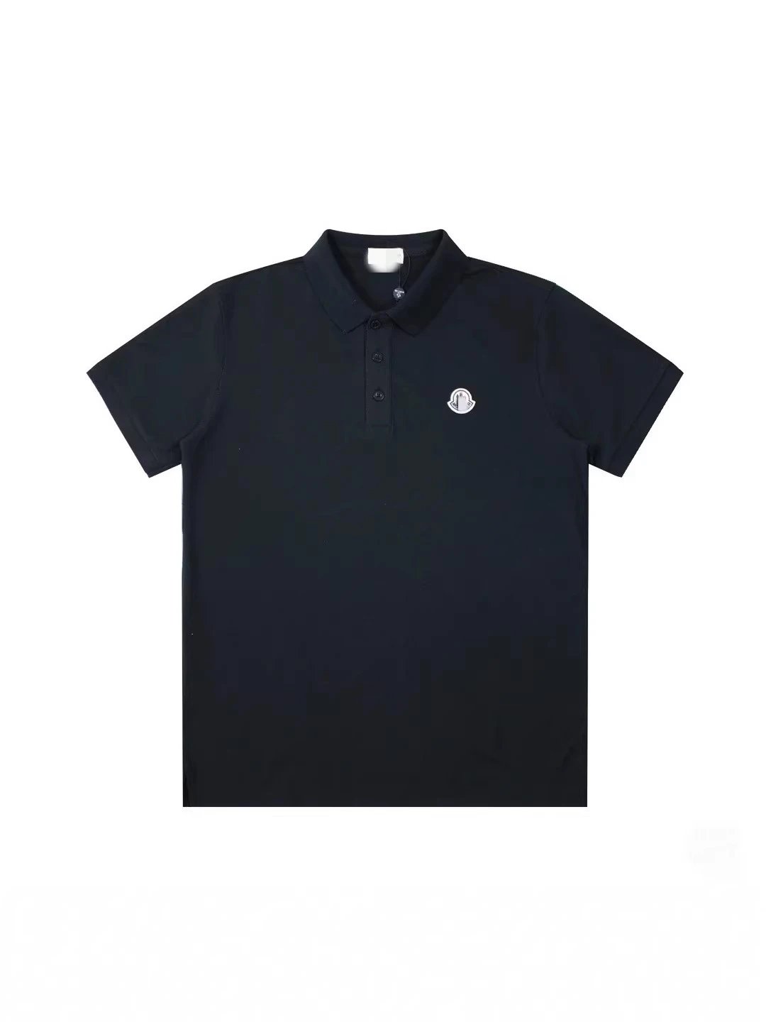 Moncler Logo Polo White Polo Tops Polo - 13