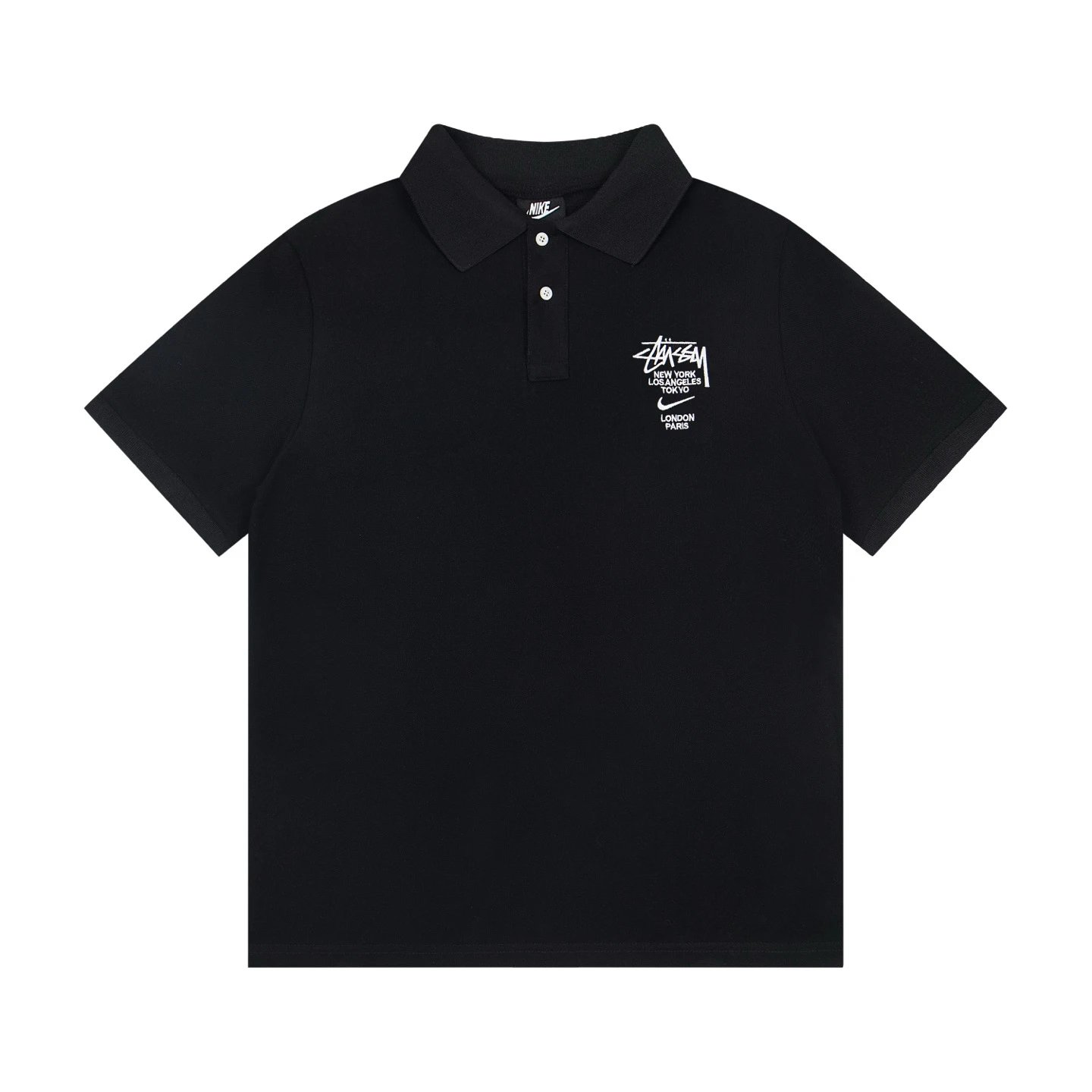 Stussy x Nike Polo Shirt Gray - 13