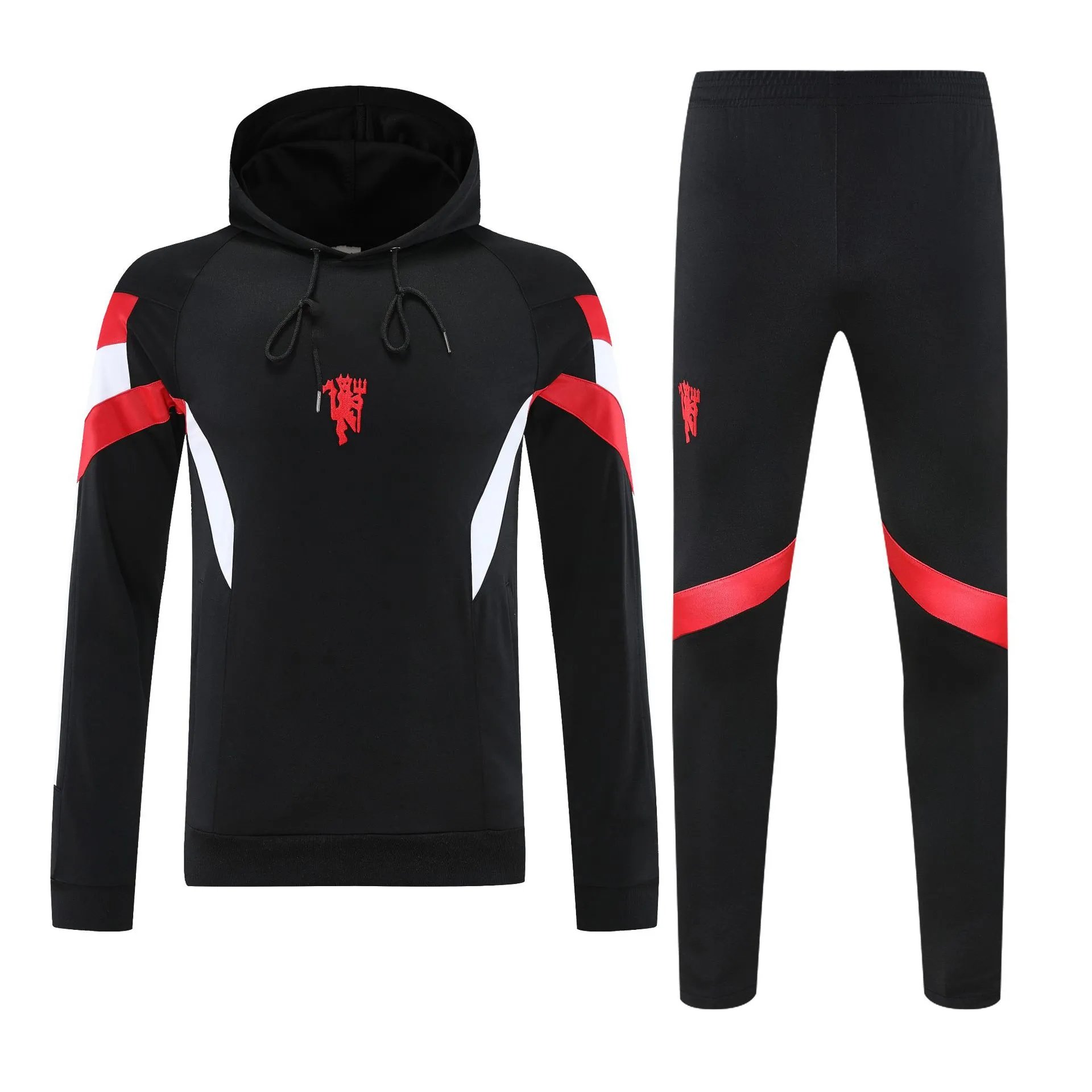 Flamengo Training Hoodie and Sweatpants Set Turquoise Navy Tracksuit - 7