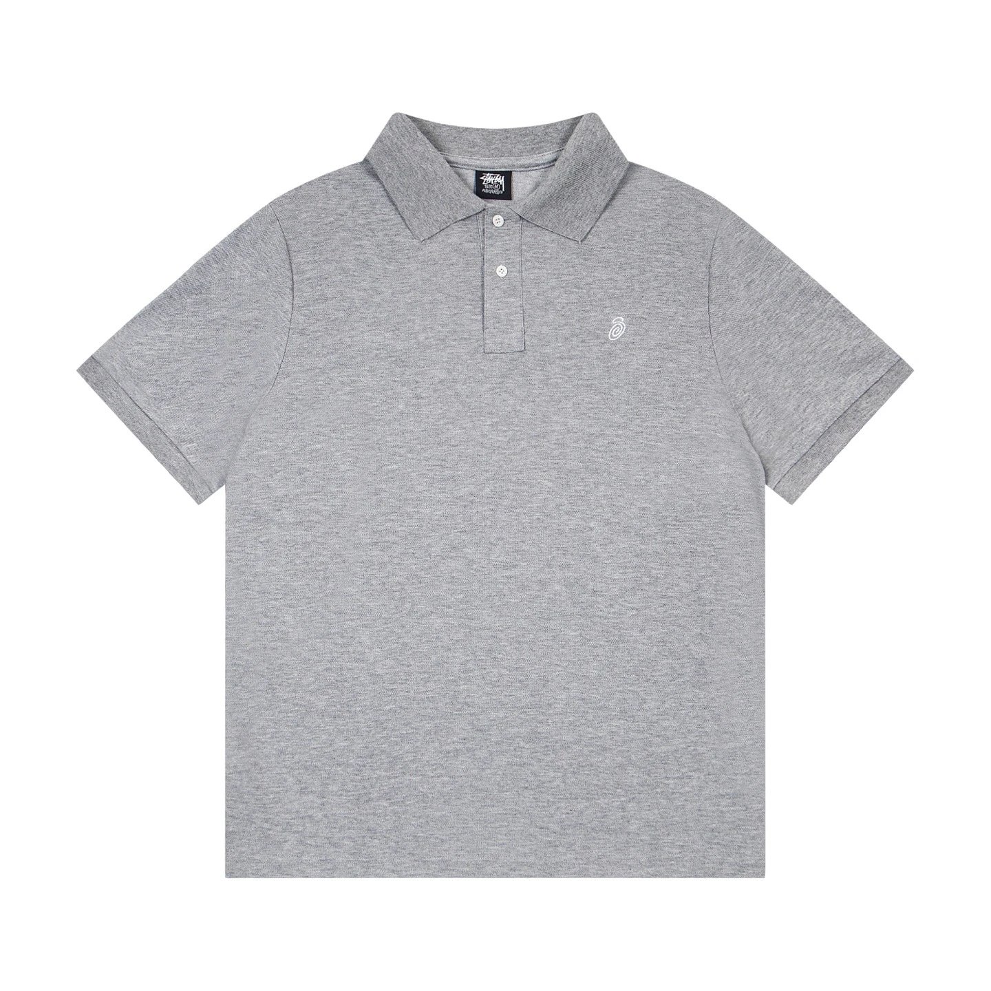 Stussy x Nike Polo Shirt Gray - 16