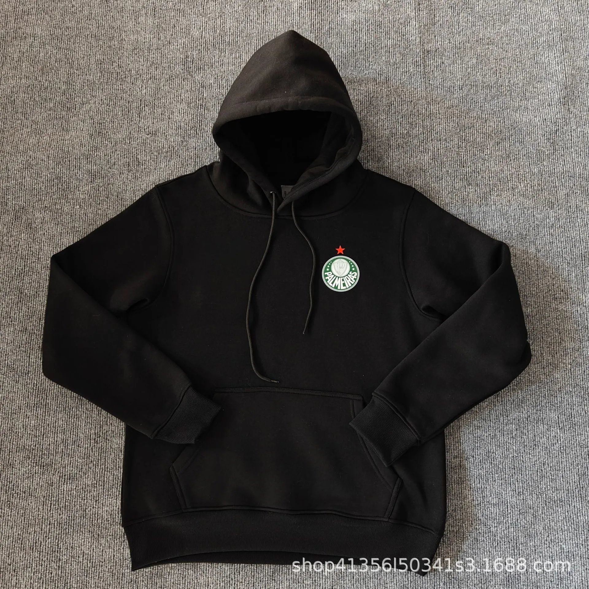 Palmeiras Logo Hoodie Gray - 7
