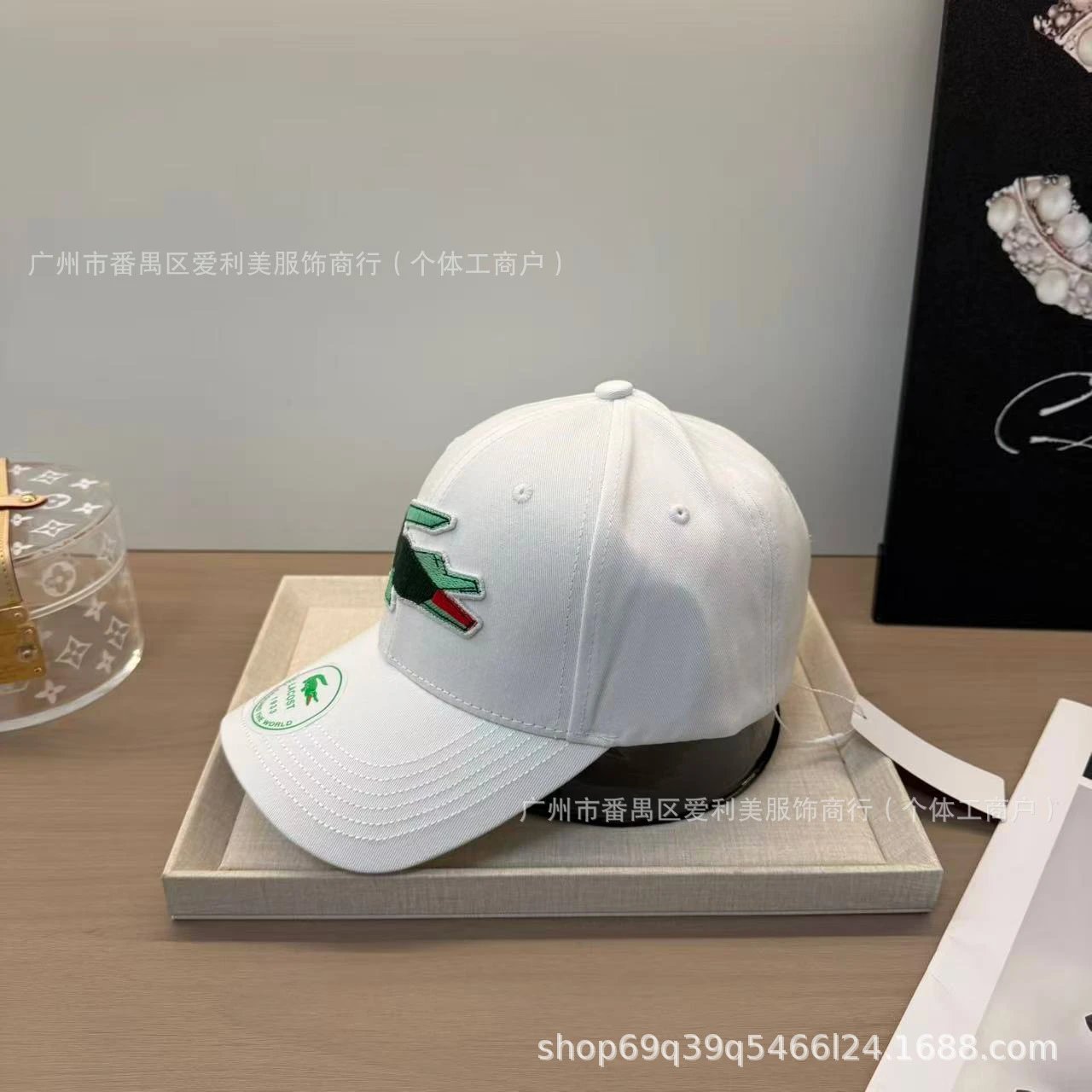 Lacoste Crocodile Embroidered Baseball Cap in Multiple Colors - 14