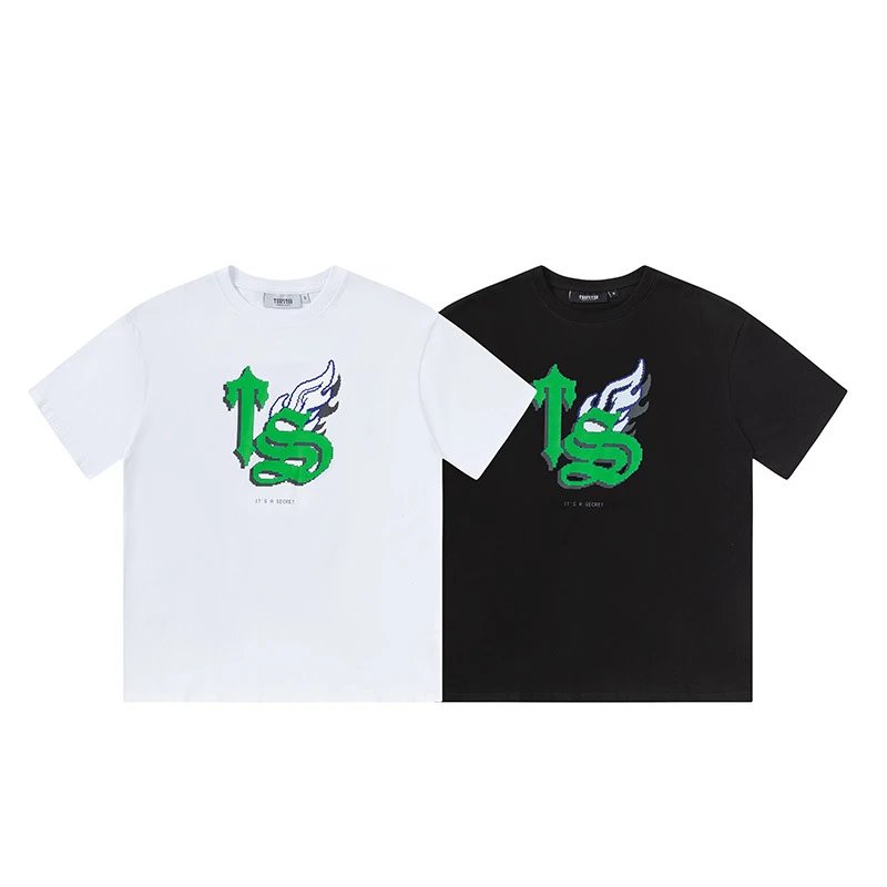 Trapstar Traphouse T-1 Logo Graphic Black T-Shirt T-Shirts - 12