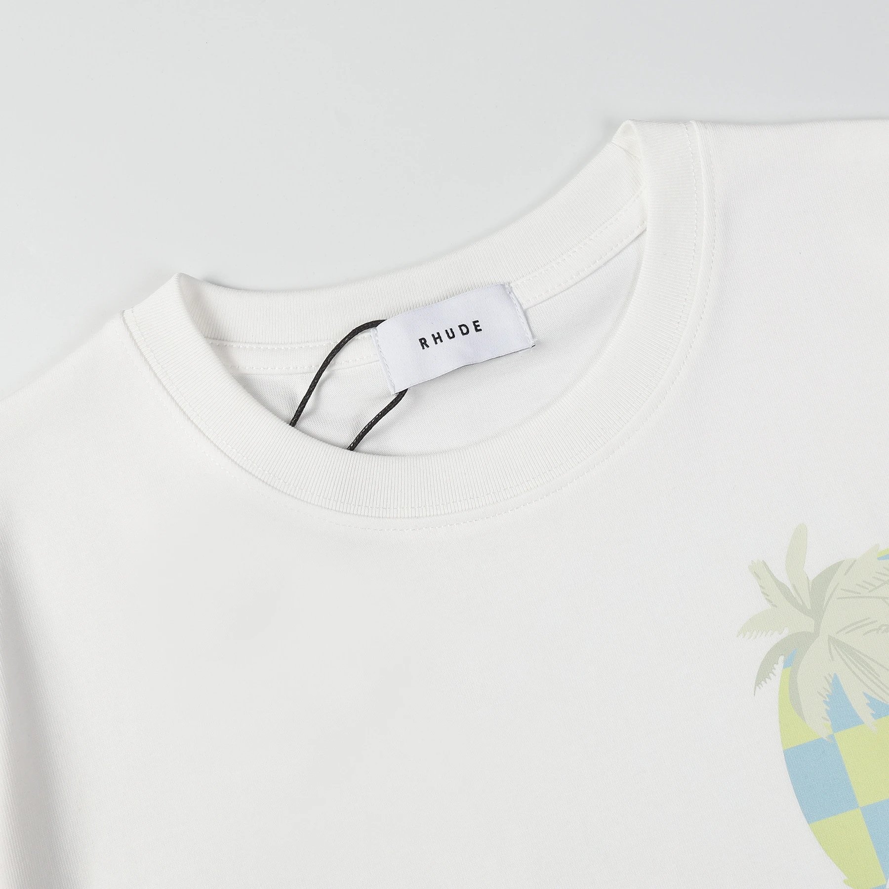 Rhude Graphic Print Cream T-Shirt - 16
