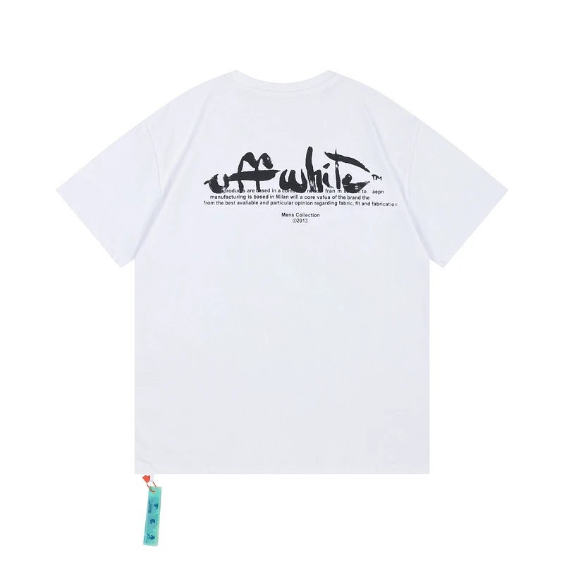 Off-White Crocodile Print Acid Wash Black T-Shirt - 11
