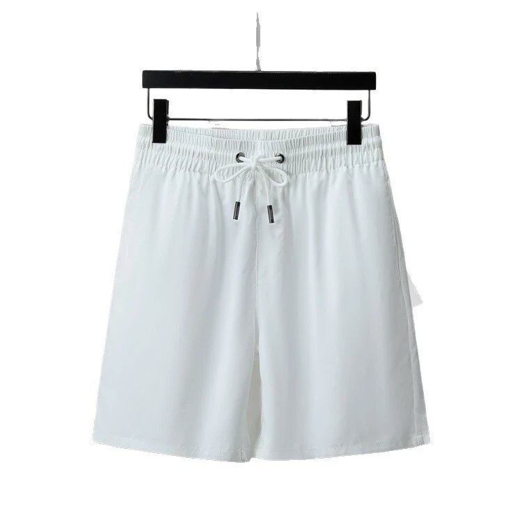 Unbranded Swimwear Elastic-waist drawstring mesh-lined swim shorts image 5