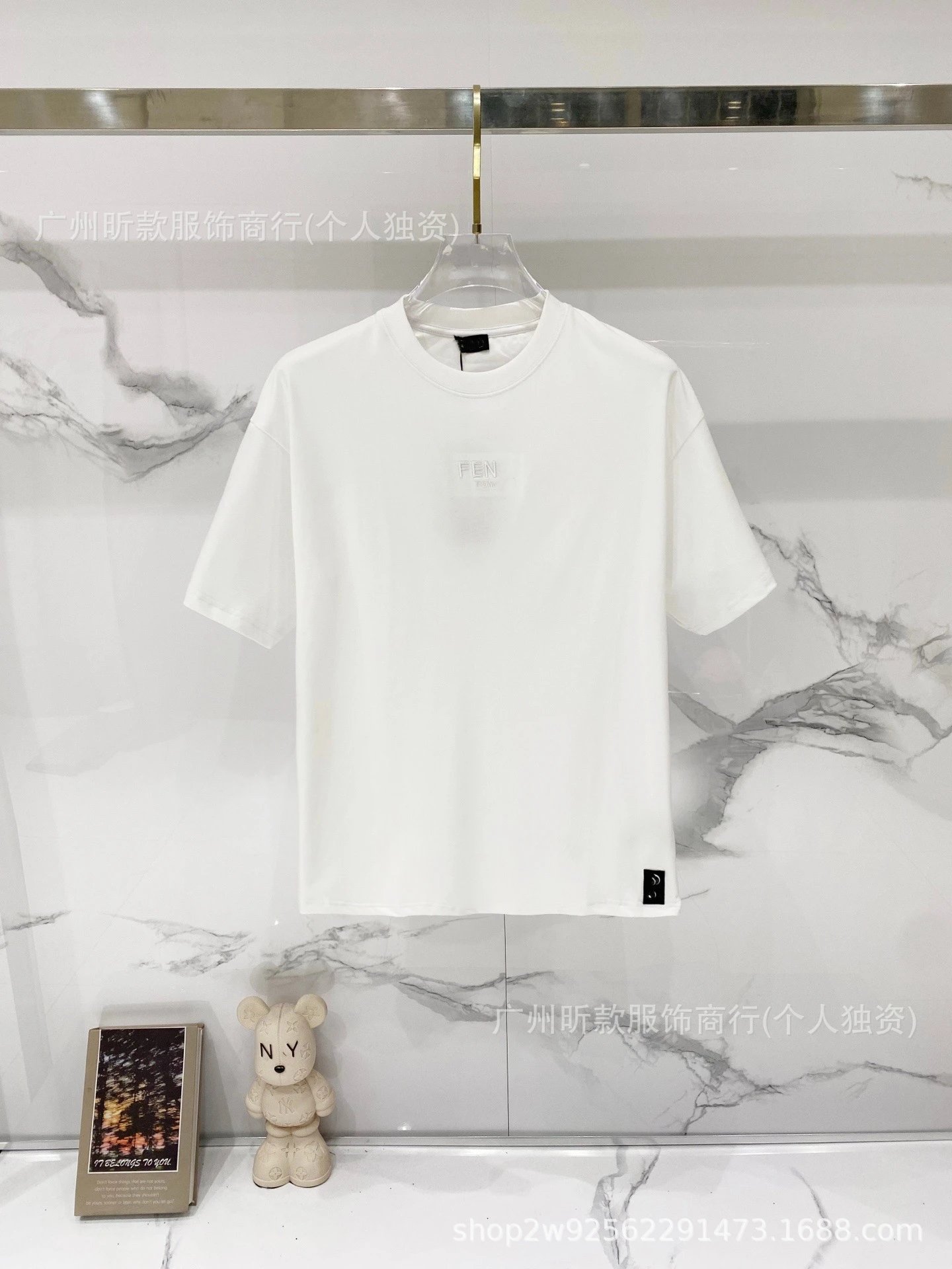 Fendi Monster Eyes Logo Black T-Shirt - 12