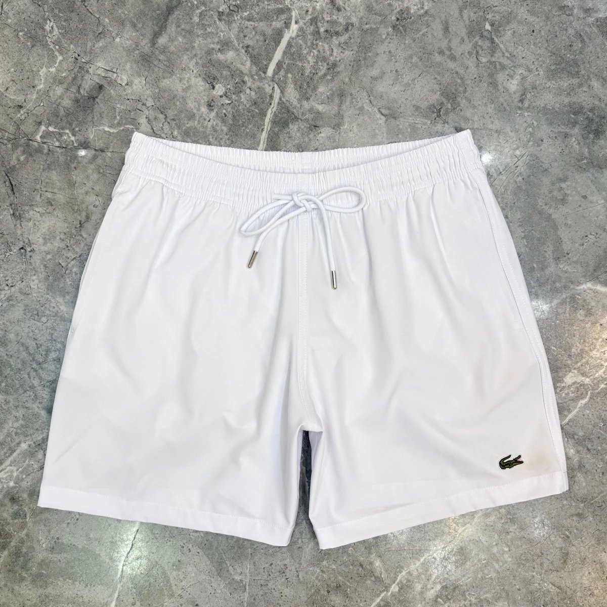 Lacoste Shorts L018 crocodile-print drawstring image 4