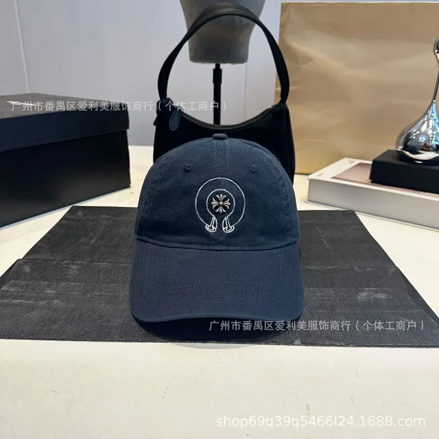 Chrome Hearts Hats Baseball Cap with Embroidered Cross and Horseshoe Motif product detail image 5
