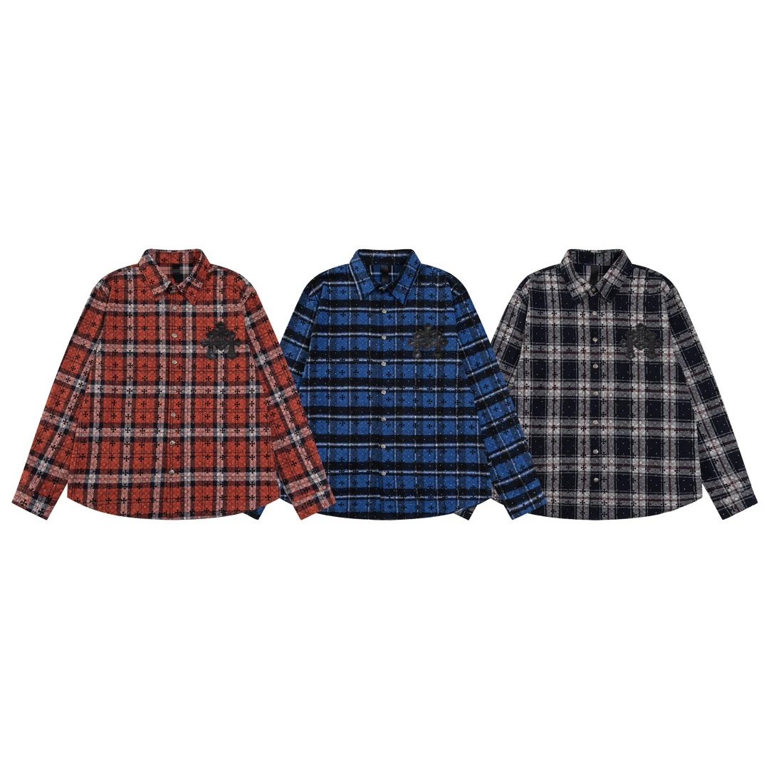 Plaid Long Sleeve Sh
