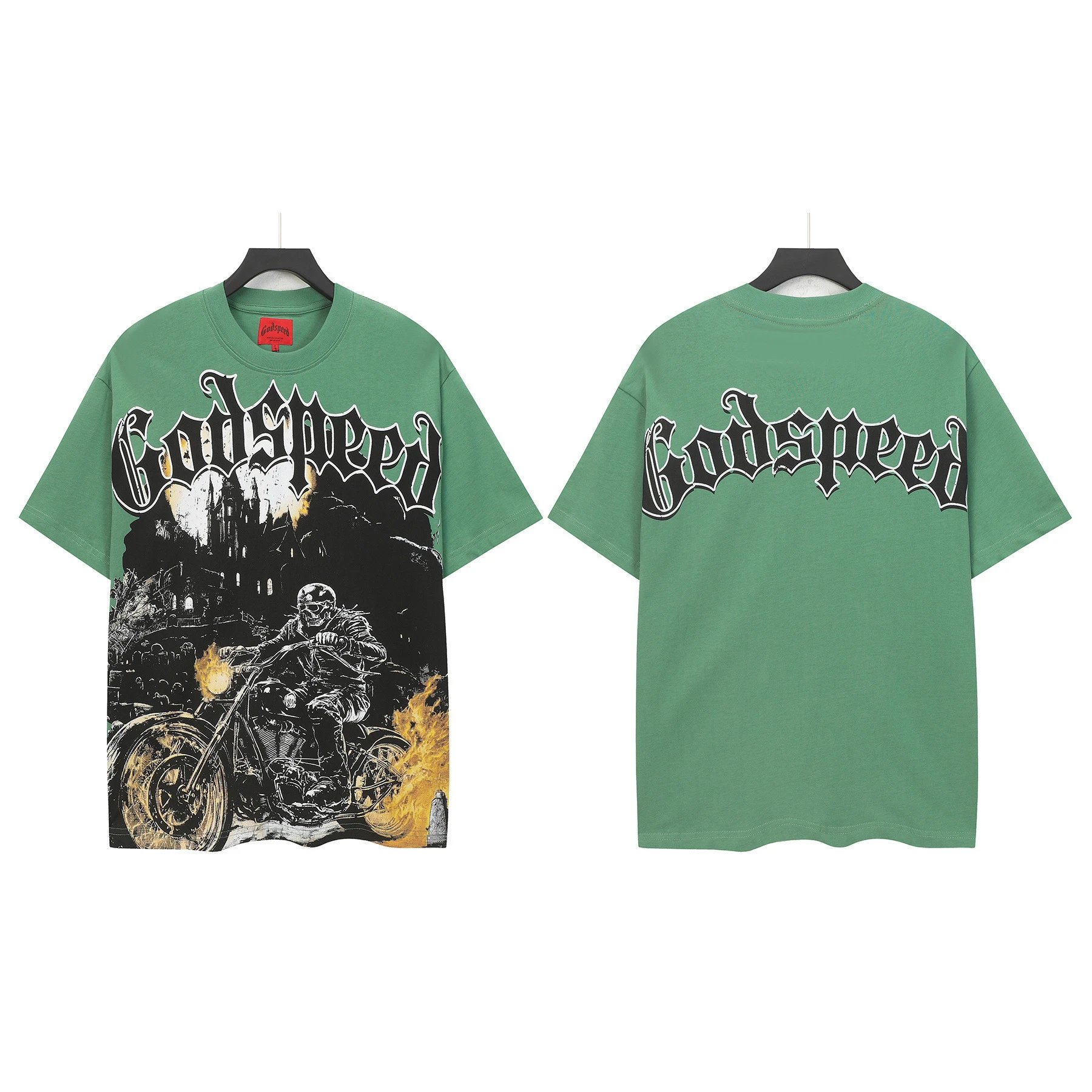 Hellstar Records x Death Before Dishonor Graphic Print White T-Shirt - 4