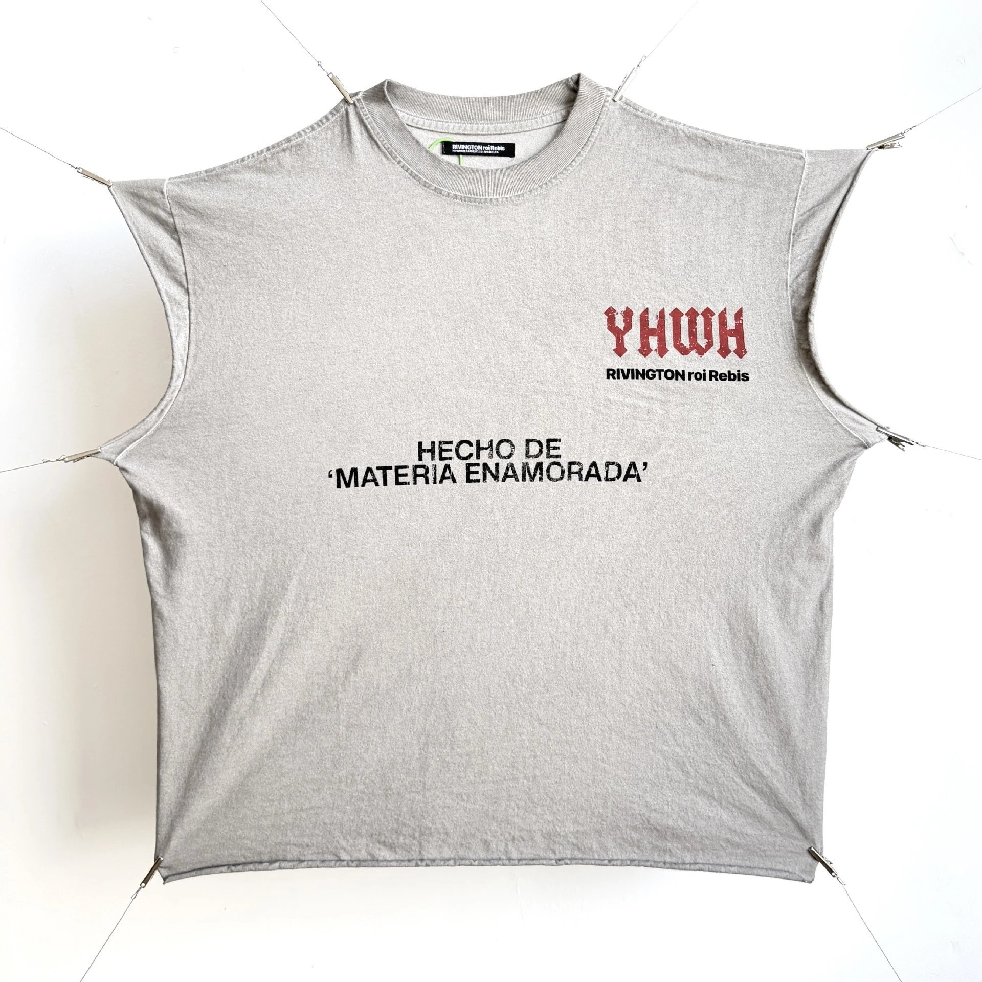 Design Sleeveless Graphic Tee Dark Gray T-Shirt - 33