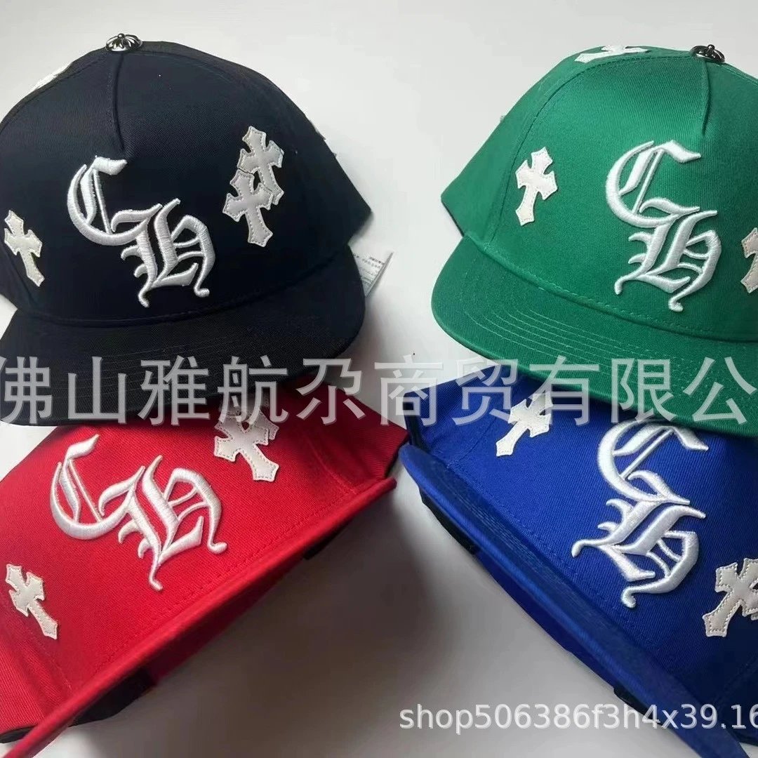 Chrome Hearts Hats Baseball Cap with Embroidered Cross Motif image 4