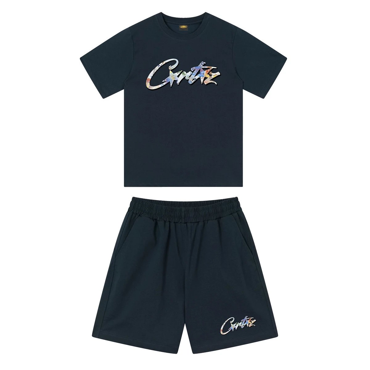 Cactus Jack Graphic Logo Black T-Shirt and Shorts Set - 11