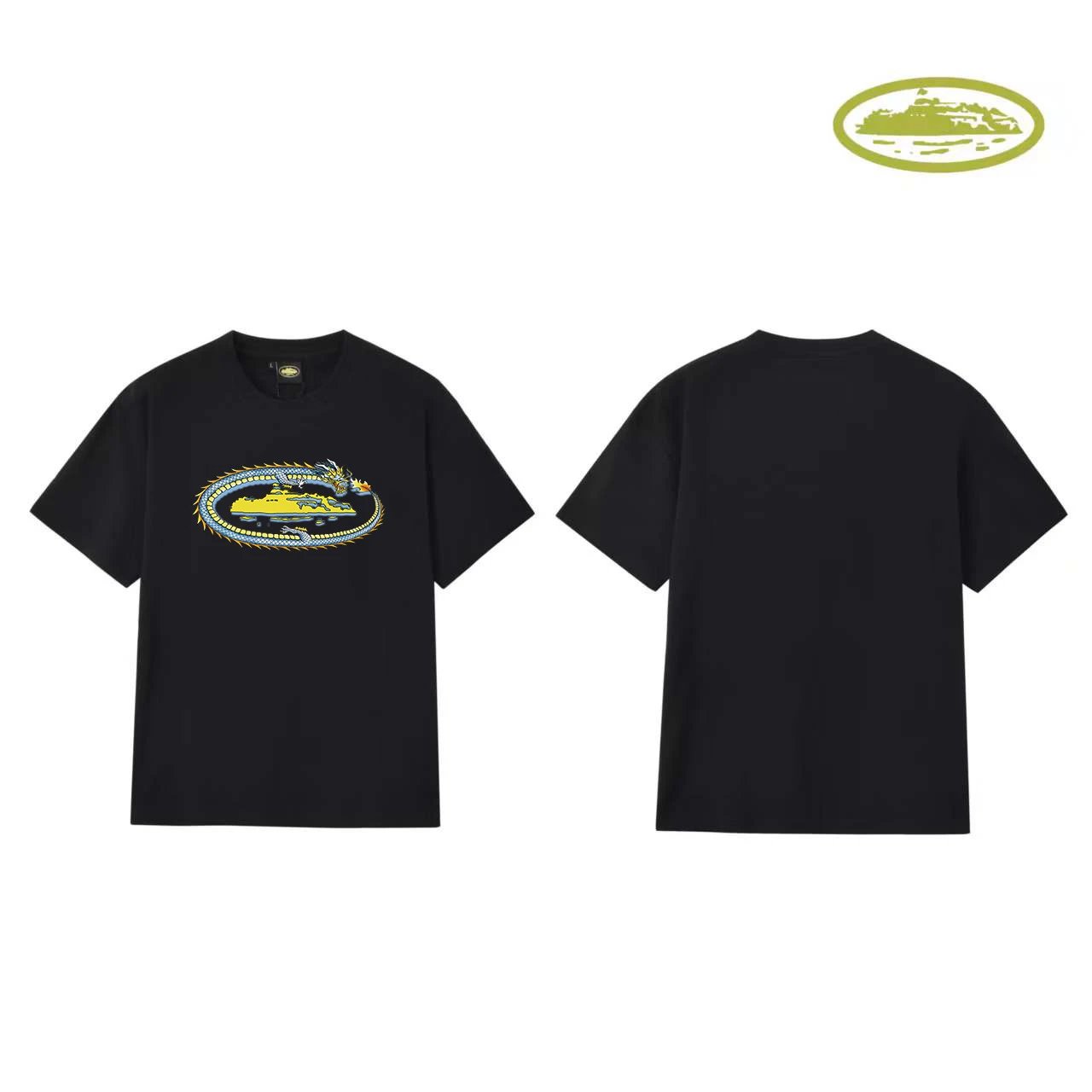 Design Graphic Print White T-Shirt - 6