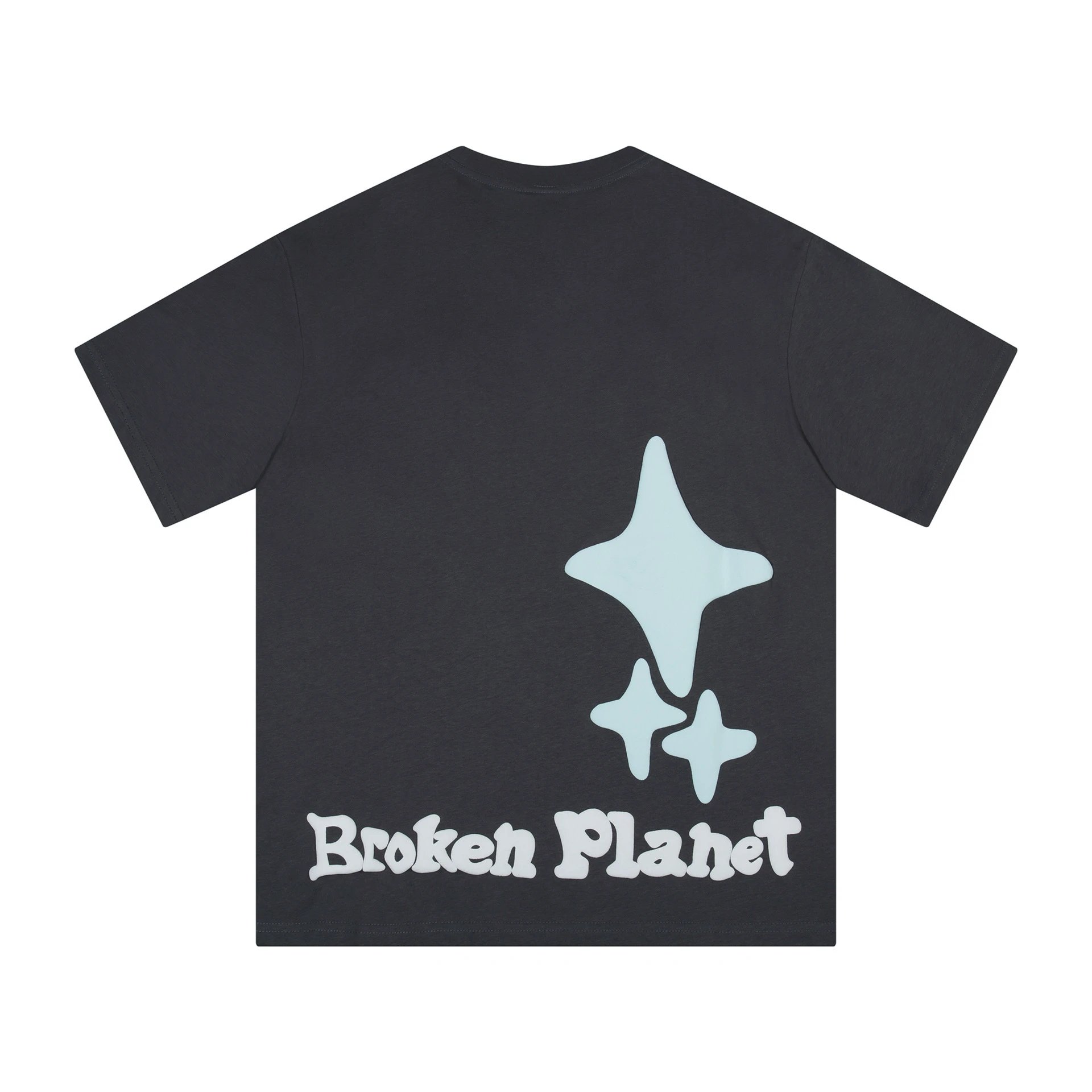 Broken Planet Skull Crossbones Graphic T-Shirt Black - 7