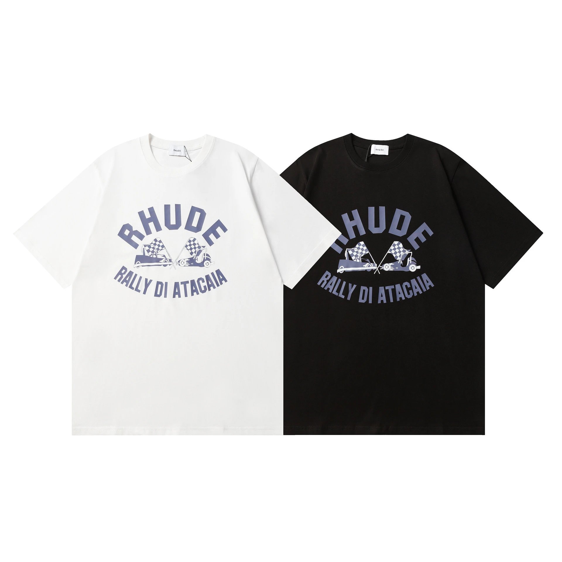 Rhude Graphic Print Cream T-Shirt - 4