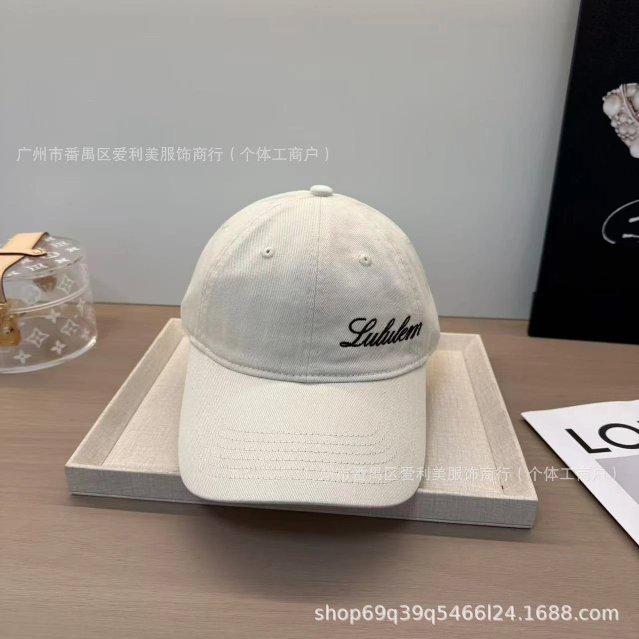 Lululemon Script Embroidered Navy Baseball Cap - 12