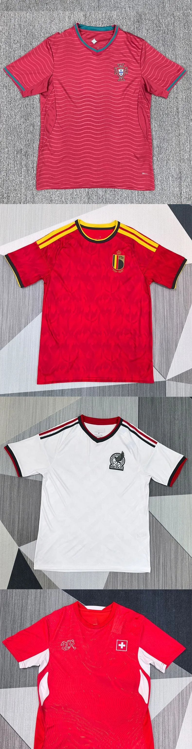 Design Belgium National Team 2022 Home Jersey Red Jersey - 8