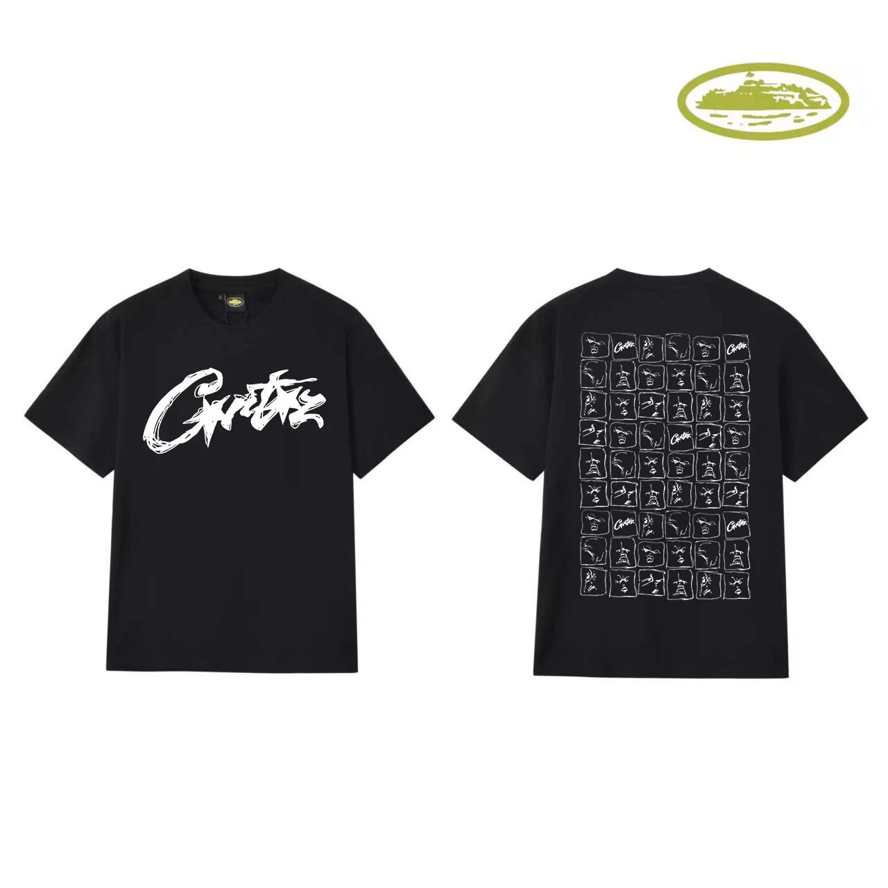 Design Graphic Print White T-Shirt - 26
