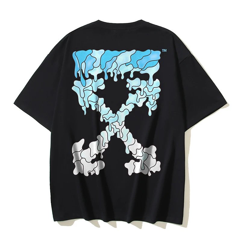 Off-White Melting Arrow Black T-Shirt - 1