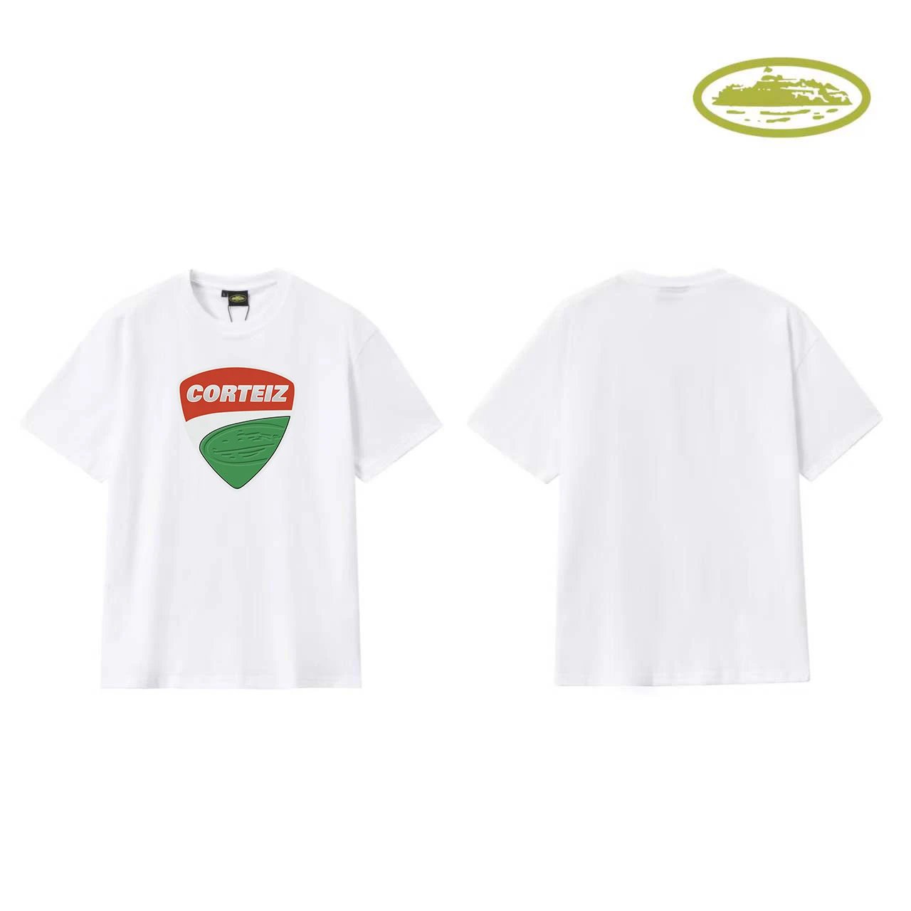 Design Graphic Print White T-Shirt - 19