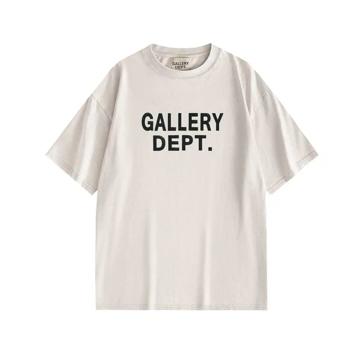 Gallery Dept. Washed Gray Logo T-Shirt - 21