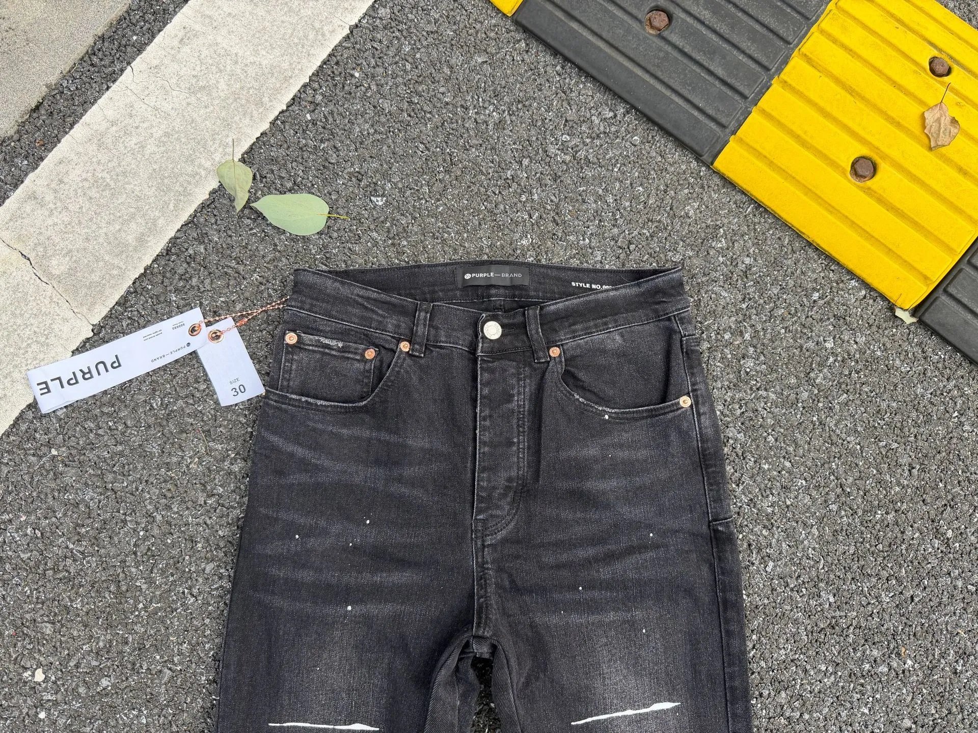 Design RPLE Flared Distressed Denim Jeans Blue Jeans - 9