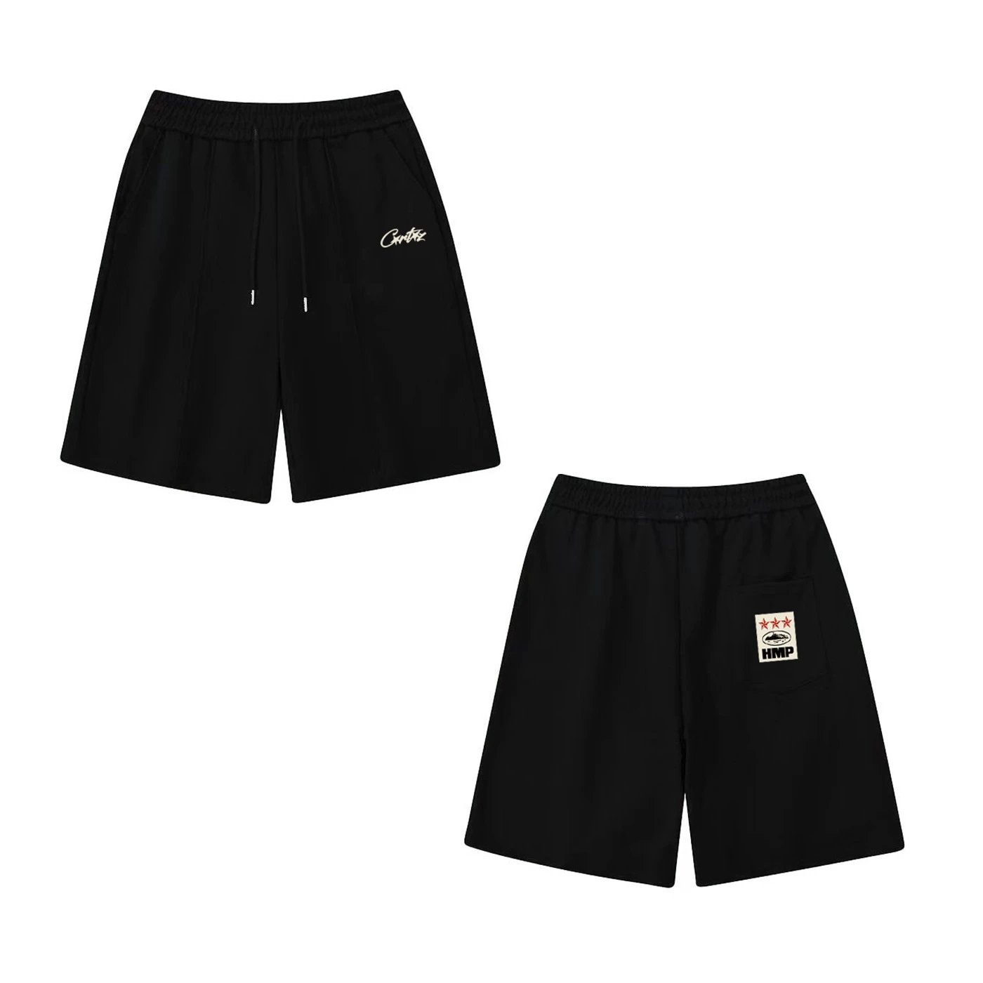 Design HMP Logo Patch Shorts Gray Shorts - 5