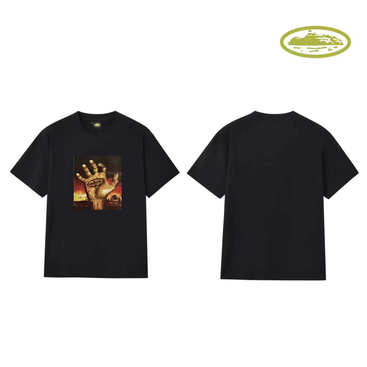 Design Graphic Print White T-Shirt - 24